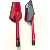 Retrovisor Espelho Esportivo Aluminio Moto Naked Universal
