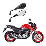 Retrovisor Esportivo R06 Preto Honda Cb250 Twister 2008 2009