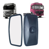 Retrovisor Externo Caminhão Mb Axor Atego Vidro Plano