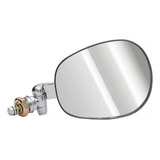 Retrovisor Externo Fusca Raquete Lado Direito Cromado Lente