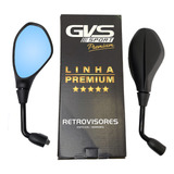Retrovisor F800 Rosca Honda Gvs Original Lente Azul Convexa