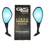 Retrovisor F800 Yamaha Giro 360 Gvs Convexa Azul Lander 250