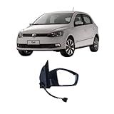 Retrovisor Gol Saveiro G6 2 Portas 2012 A 2022 Elétrico S Pisca Lado Direito Metagal