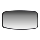 Retrovisor Grande Preto Liso