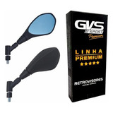 Retrovisor Gvs Giro 360 Bmw Gs650 F800 Lente Convexa Azul