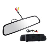 Retrovisor Interno Espelho Tela 4.3 Polegadas Lcd E-tech