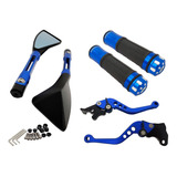 Retrovisor Manete Manopla Motos Sport Alumínio Modelo Rizoma Xtz 125 E Ybr 125 Crosser 150 Fazer 150 250 Lander 250