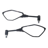Retrovisor Mini Fixo Rosca Yamaha Articulado Z400 Par