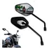 Retrovisor Modelo Fixo Tiger Triumph 1200 Rosca Honda Par