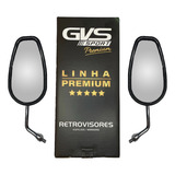 Retrovisor Moto Custom Rosca Honda Cromado Convexa Curta