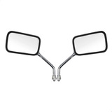 Retrovisor Moto Gvs Strada Twister Cromado Lente Comum Par
