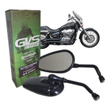 Retrovisor Par Gvs Mod Harley Davidson Preto Shadow 600 750