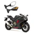 Retrovisor Pisca Seta Led Carbono Carenadas Honda Cbr 1000rr