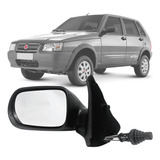 Retrovisor Uno Fire Manual Esquerdo 4 Portas 2006 2009 2010