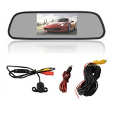 Retrovisor Visor Espelho Tela Lcd Veicular Câmera De Ré