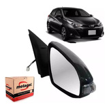 Retrovisor Yaris 2018 2019 2020 A2023 Pisca Elétrico Metagal