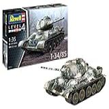 Revell 03319 T 34 85 1 35 Scale Unbuilt Unpainted Plastic Model Kit