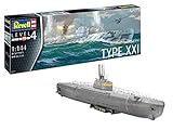 Revell 05177 Submarino Alemão Tipo Xxi Escala 1:144 Kit De Modelo De Plástico Não Construído/sem Pintura