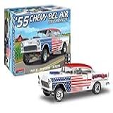 Revell 14519 1955 Chevrolet Bel Air Street Machine 2N1 1-24 Scale 92-Piece Skill Level 4 Model Car Building Kit- White