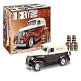 Revell 14529 -39 Chevy Sedan Delivery 1-24 Scale 97-Piece Skill Level 4 Model Car Building Kit- Blue-Clear-White