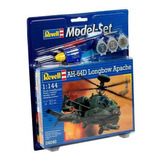 Revell 64046 Model Set Ah-64d Longbow Apache 1/144 Completo