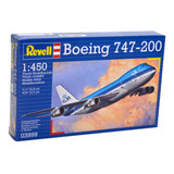 Revell Avião Boeing 747 200 Klm 1 450 Kit Plástico P montar 