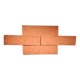 Revestimento Brick Tijolinho Fácil De Instalar 1m Rosso