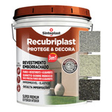 Revestimento Emborrachado Efeito Pedras Naturais 5kg Marmore