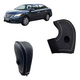 Revestimento Manopla Câmbio Automático Nissan Sentra 2014 20
