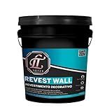 Revestwall 5KG LT Shiner Argamassa De Revestimento Decorativo Mono Componente Alvenaria Estrutural E Convencional  Blocos Cerâmicos E Cimentícios  Concreto Armado  Placas Cimentícias E Drywall