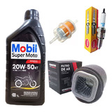 Revisao Ybr125 2000 2008 Troca Oleo Vela Filtros Ar Gasolina