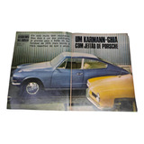 Revista 4 Rodas Jan. 70 Karmann Ghia Tc 