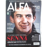 Revista Alfa   Ayrton Senna   Brinde Revista Manchete Senna