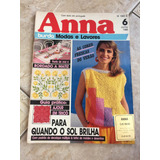 Revista Anna Burda 6 Modas E Lavores Ponto Cruz Tricô X379