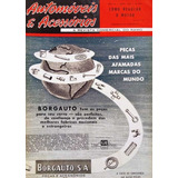 Revista Automoveis Acessorios 1963