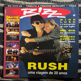 Revista Bizz 83 Rush Fichas Mr Big Tributo A Freddie Mercury