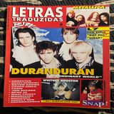 Revista Bizz Letras Traduzidas Duran Duran Whitney Houston