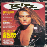 Revista Bizz N 74 Skid Row Fichas Paralamas Ira Kraftwerk
