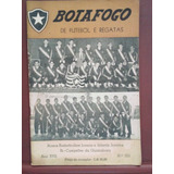 Revista Boletim Botafogo 1962 Basketball Campeões Guanabara