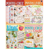 Revista Bordados Modernos Ponto De Cruz Crochê Edição 4