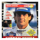 Revista Contigo Especial Pôster Airton Senna Campeão Xuxa