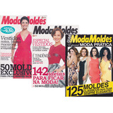 Revista De Artesanato Corte E Costura Kit 3 Vols Moda Moldes