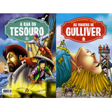 Revista Em Quadrinhos A Ilha Do Tesouro E As Viagens De Guliver Autor On Line Editora Edição 2 Ano 2024 Português On Line Editora