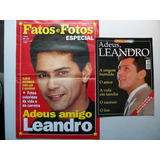 Revista Fatos Fotos Contigo Adeus Leandro Leonardo 1998