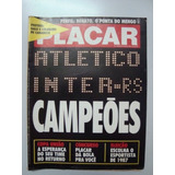 Revista Futebol Placar 908 Poster Atlético Mg Inter 1987 1