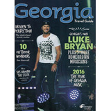 Revista Georgia Travel Guide Luke Bryan Turismo No Eua