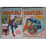 Revista Gibi Superalmanaque Marvel 1 E 2 Editora Abril