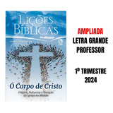 Revista Lições Biblicas Professor Letra Grande