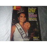 Revista Manchete 1973 Fittipaldi Concurso Miss