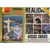 Revista Manchete Brasil 1970 + Realidade Nossas Cidades 1972
